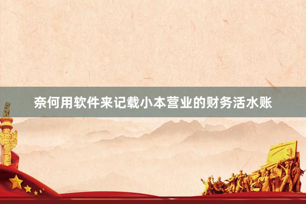 奈何用软件来记载小本营业的财务活水账