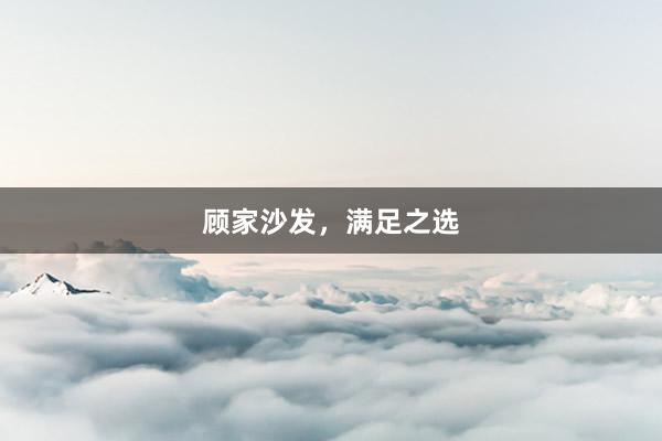 顾家沙发，满足之选